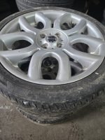 17" MINI COOPER FLAME SPOKE ALLOY WHEELS / TYRES - 4 X 100 FITMENT- THREE AVAILABLE