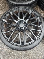 20" MOMO REVENGE ALLOY WHEELS / TYRES -  BLACK -  5 X 120  - VOLKSWAGEN T5 / T6 FITMENT - Image 3