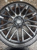 20" MOMO REVENGE ALLOY WHEELS / TYRES -  BLACK -  5 X 120  - VOLKSWAGEN T5 / T6 FITMENT - Image 4