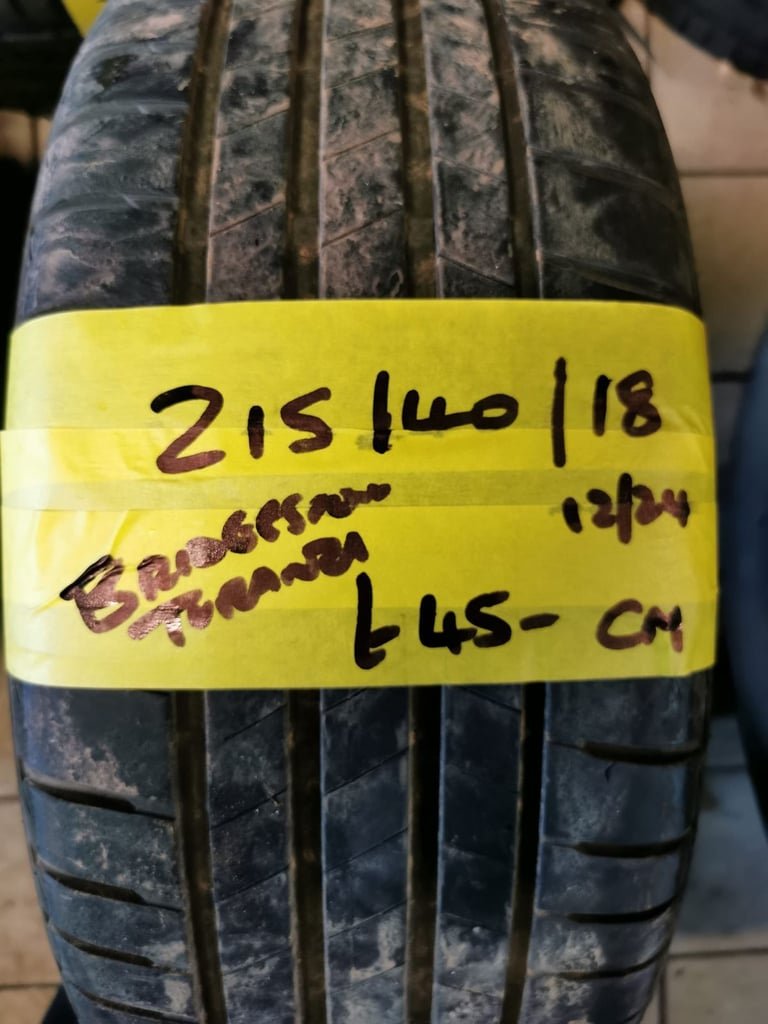 215 / 40 / 18 BRIDGESTONE TURANZA TYRE - FITTING AVAILABLE