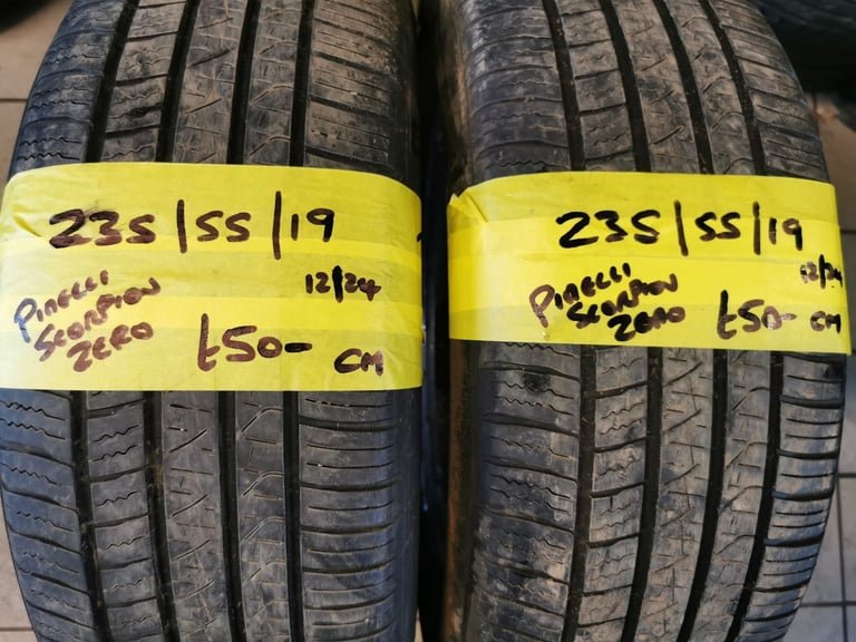 235 / 55 / 19 PIRELLI SCORPION ZERO TYRES - TWO AVAILABLE