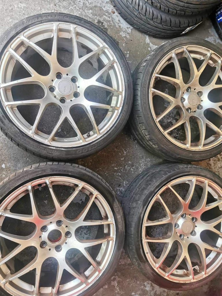 image-124.jpeg 19" FX MOTORSPORT ALLOY WHEELS / TYRES - 5 X 112 FITMENT - AUDI / VOLKSWAGEN - Image 1