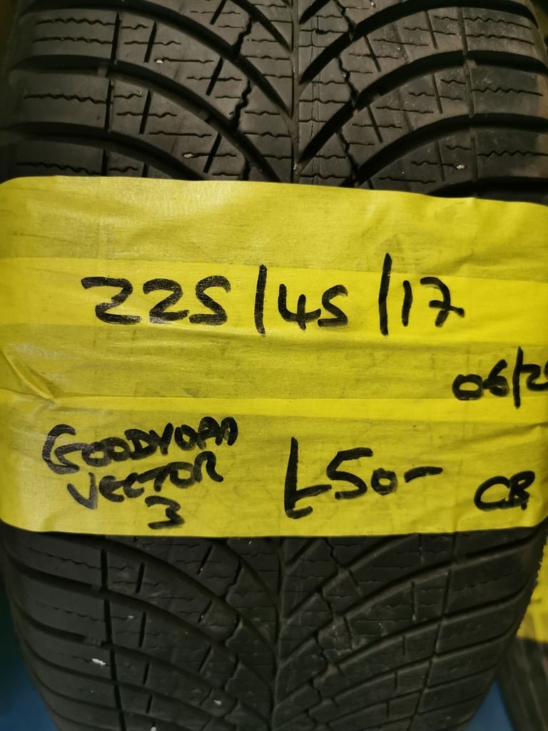 225 / 45 / 17 GOODYEAR VECTOR 3 TYRE - FITTING AVAILABLE