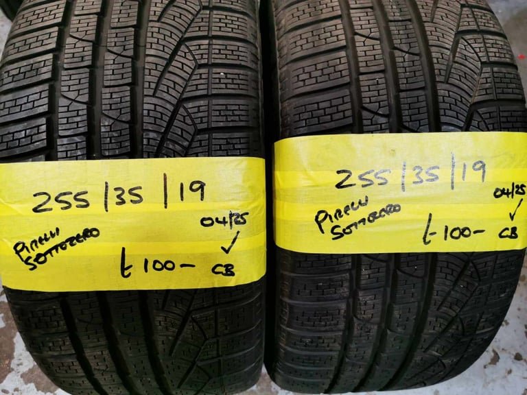 255 / 35 / 19 PIRELLI SOTTOZERO TYRES - TWO AVAILABLE