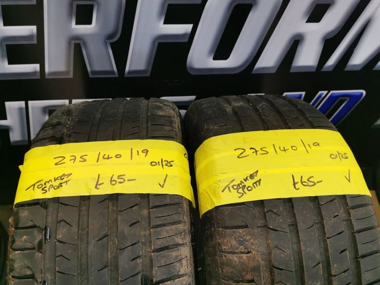 275 / 40 / 19 TOMKET SPORT TYRES - TWO AVAILABLE