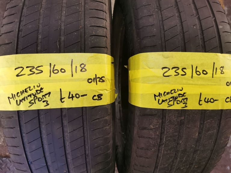 image-204.jpeg 235 / 60 / 18 MICHELIN LATITUDE SPORT 3 TYRES - TWO AVAILABLE - Image 1