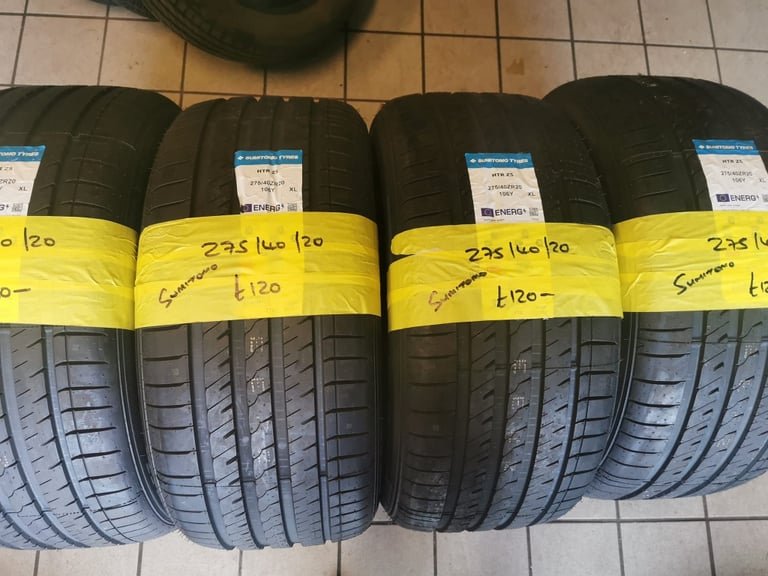 275 / 40 / 20 SUMITOMO HTR Z5 TYRES - NEW - FOUR AVAILABLE
