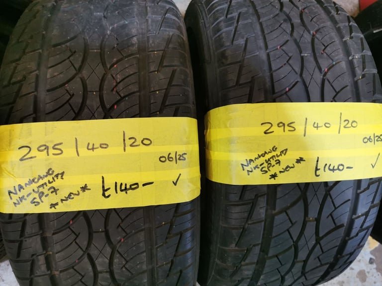 295 / 40 / 20 NANKANG NK UTILITY SP-7 TYRES - NEW - TWO AVAILABLE