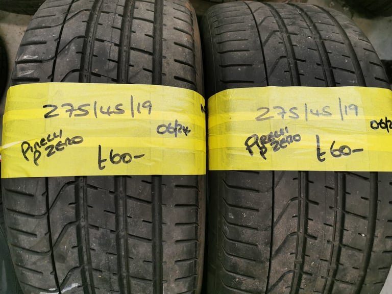 275 / 45 / 19 PIRELLI P ZERO TYRES - TWO AVAILABLE