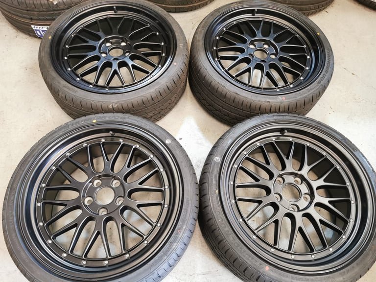 19" BBS LE MANS STYLE ALLOY WHEELS / NEW TYRES - 5 X 112 FITMNET - AUDI / VW