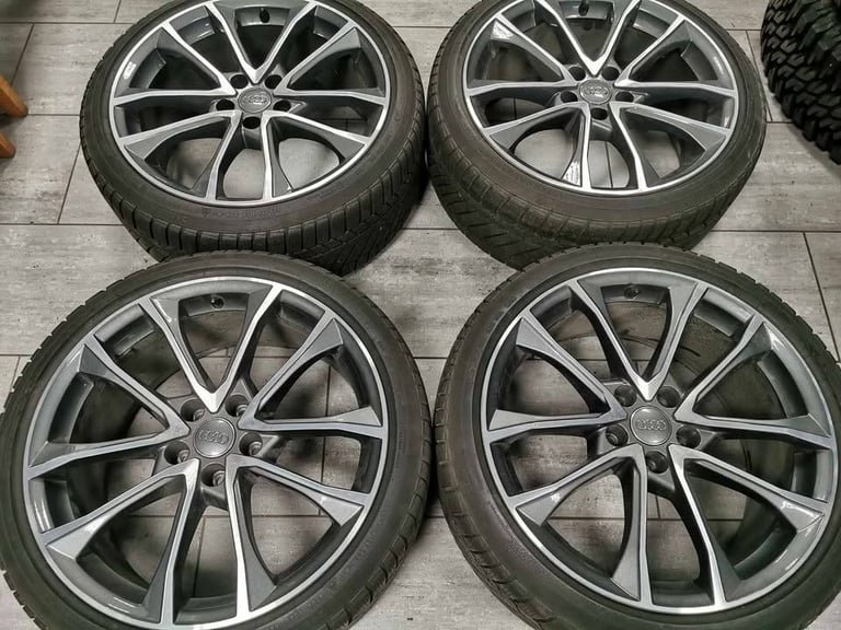 19" GENUINE AUDI S4 ALLOY WHEELS / TYRES