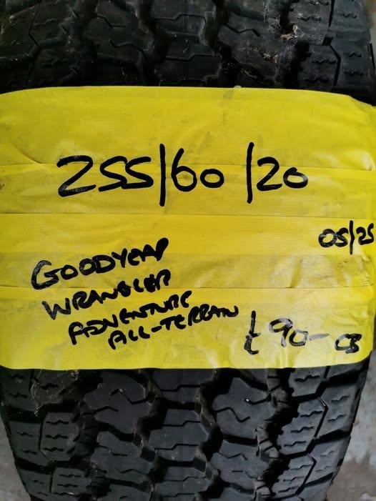 255 / 60 / 20 GOODYEAR WRANGLER ADVENTURE ALL TERRAIN TYRE - FITTING AVAILABLED