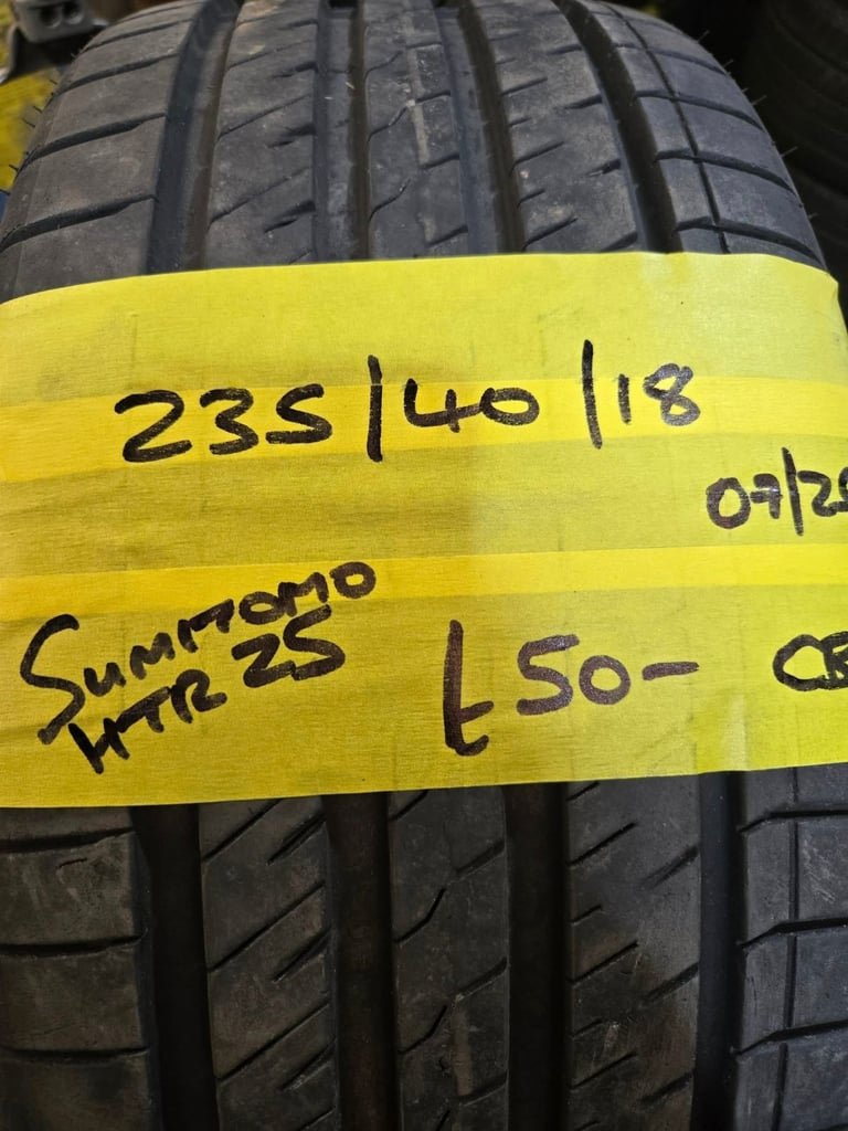 235/ 40 / 18 SUMITOMO HTR Z5 TYRE - FITTING AVAILABLE