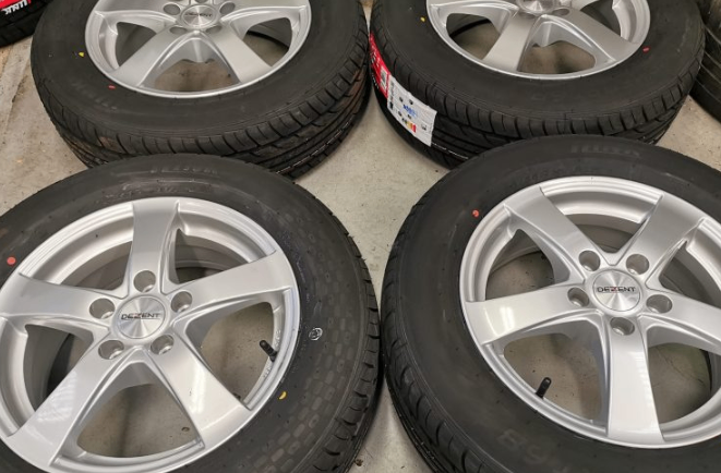 15″ NEW DEZENT ALLOY WHEELS / NEW TYRES 5 X 108 – TRANSIT CONNECT ETC