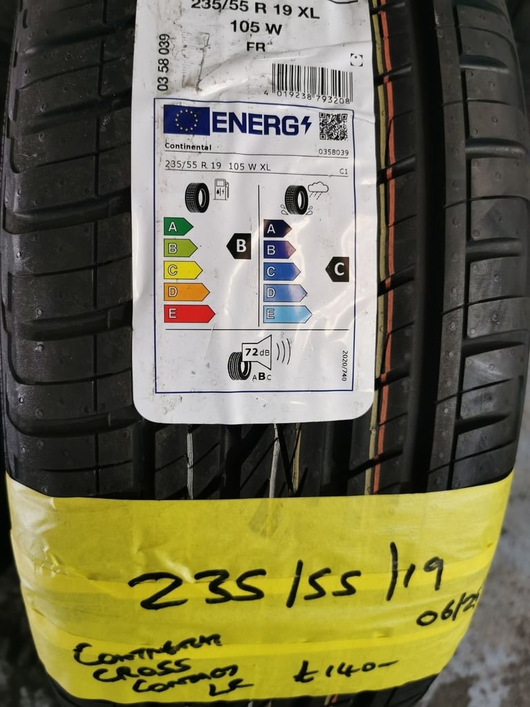 235 / 55 / 19 CONTINENTAL CROSS CONTACT LR TYRE - NEW