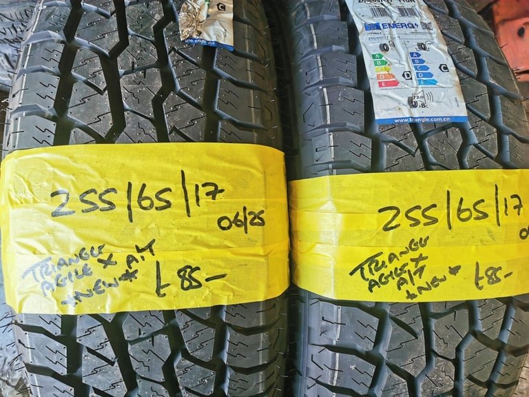 255 / 65 / 17 NEW TRIANGLE AGILE X A / T TYRES - TWO AVAILABLE