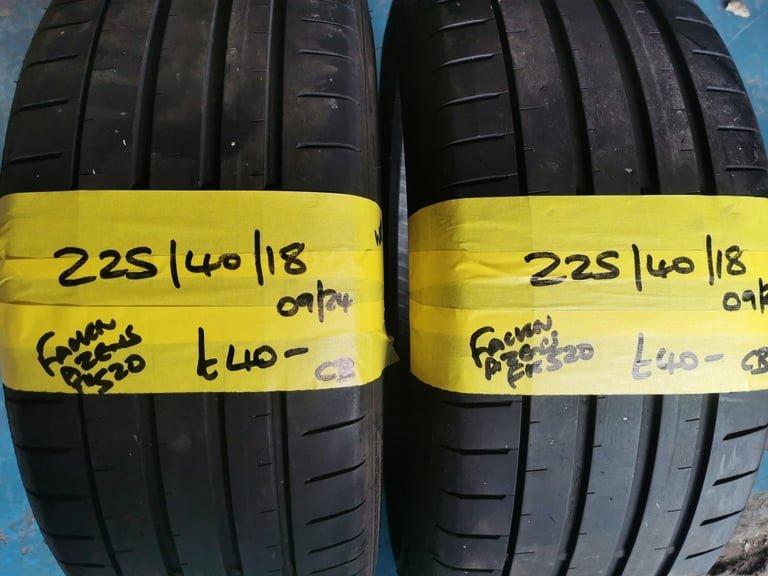225 / 40 / 18 FALKEN AZENIS TYRES - TWO AVAILABLE