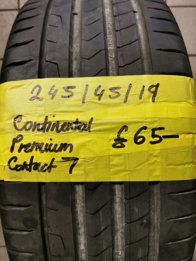 245 / 45 / 19 CONTINENTAL PREMIUM CONTACT 7 TYRE