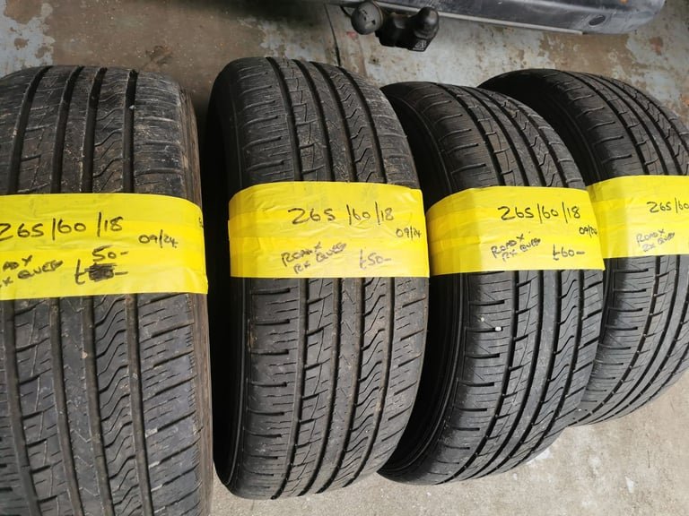265 / 60 / 18 ROAD X TYRES - FOUR AVAILABLE