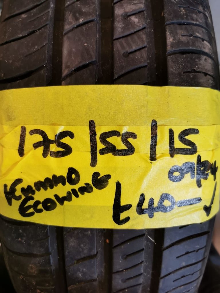 175 / 55 / 15 KUMHO ECOWING TYRE - FITTING AVAILABLE