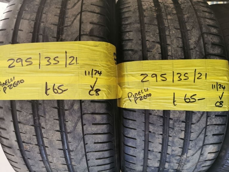 295 / 35 / 21 PIRELLI P ZERO TYRES - TWO AVAILABLE