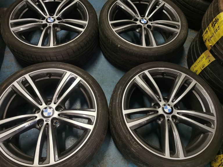 19" GENUINE BMW MOTORPOSRT STYLE 442 M WHEELS/ TYRES