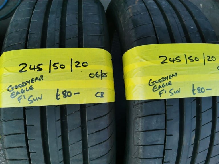 245 / 50 / 20 GOODYEAR EAGLE F1 TYRES TWO AVAILABLE