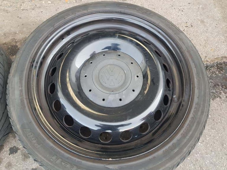 18" PEPPERPOT STEEL WHEELS / TYRES - VOLKSWAGEN T5