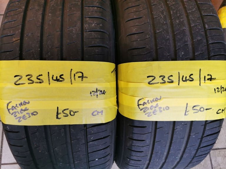 235 / 45 / 17 FALKEN ZIEX ZE 310 TYRES - TWO AVAILABLE