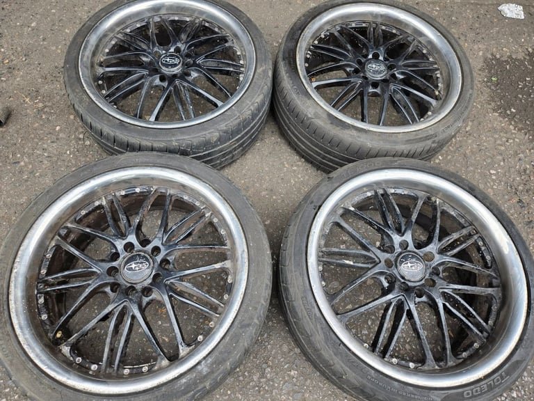 17" SUBARU ALLOY WHEELS / TYRES - 5 X 100 AND 5 X114.3 FITMENT