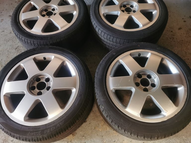 17" AUDI TT ALLOY WHEELS / TYRES 5 X 100 FITMENT