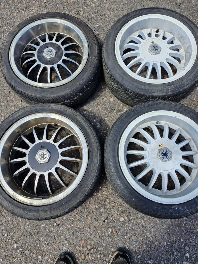 15" MIM DEEP DISH ALLOY WHEELS / TYRES 4 X 108 FORD FITMENT