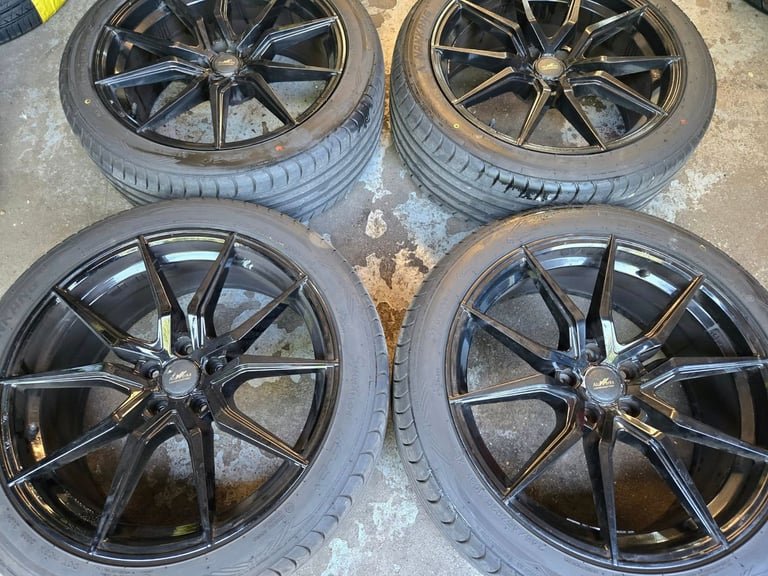 20" GENUINE ALUWERKS ALLOY WHEELS / TYRES VOLKSWAGEN T5 / T6 FITMENT