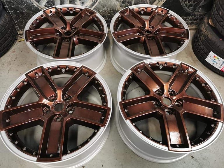 20" GENUINE BORBET SPLIT RIM ALLOY WHEELS 5 X 120 RANGE ROVER / BMW X5 / VOLKSWAGEN FITMENT