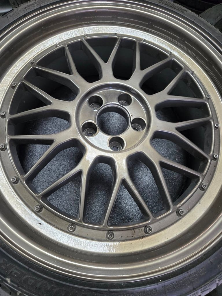 19" BBS LM STYLE ALLOY WHEELS / NEW TYRES 5 X 100 FITMENT