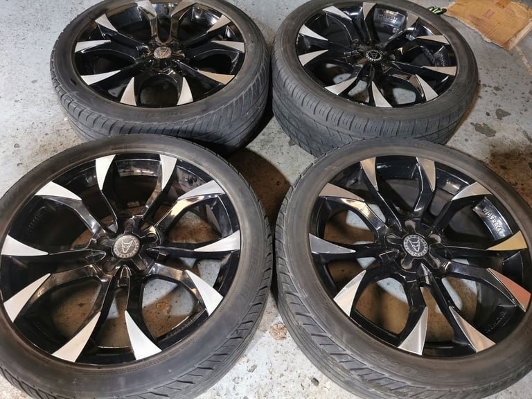 20" WOLFRACE ASSASSIN ALLOY WHEELS / TYRES - VOLKSWAGEN T5 / T6