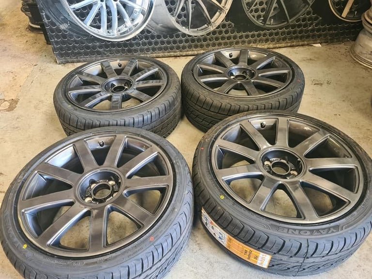 18" GENUINE AUDI TT ALLOY WHEELS / NEW TYRES 5 X 100