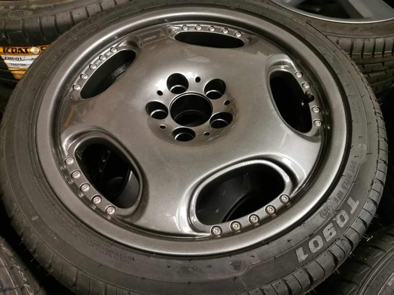 18" MERCEDES SPLIT RIM STYLE ALLOY WHEELS / NEW TYRES