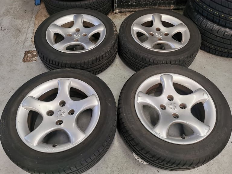 15" PEUGEOT CYCLONE WHEELS / TYRES