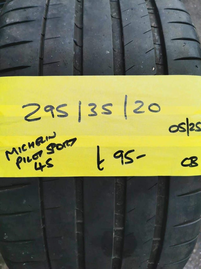 295 / 35 / 20 MICHELIN PILOT SPORT 4S TYRE - FITTING AVAILABLE