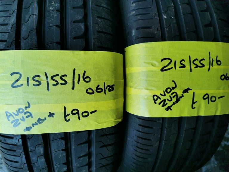 image-521.jpeg 215 / 55 / 16 NEW AVON ZV7 TYRES - TWO AVAILABLE - Image 1