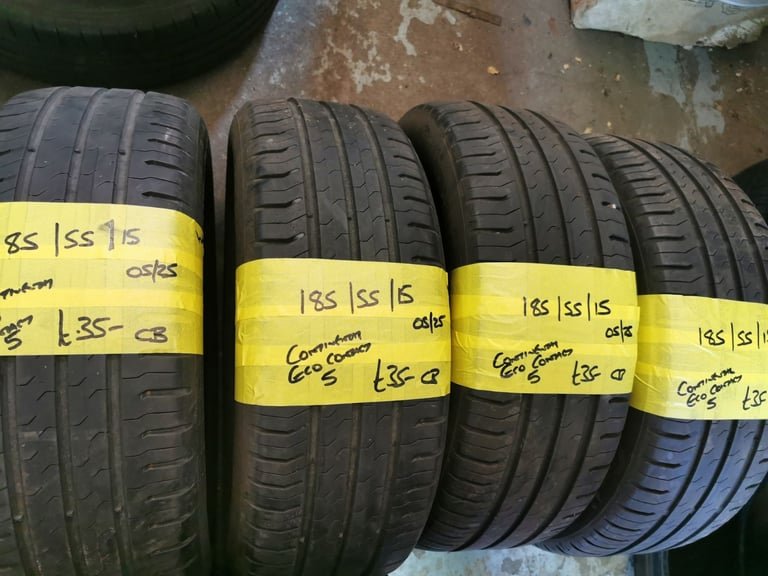 185 / 55 / 15 CONTINENTAL TYRES - FOUR AVAILABLE