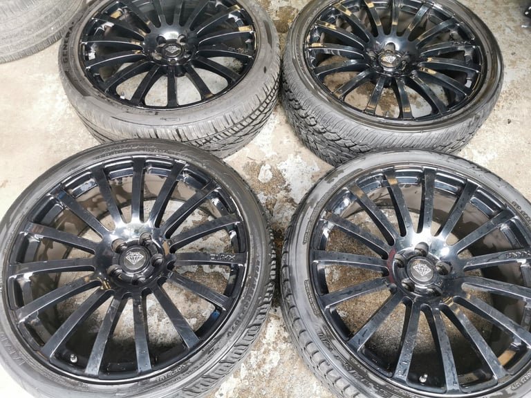 23" ONYX ZIRCON ALLOY WHEELS / TYRES - LAND ROVER / RANGE ROVER