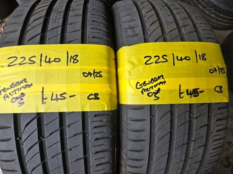 225 / 40 / 18 GENERAL ALTIMAX ONE S TYRES - TWO AVAILABLE