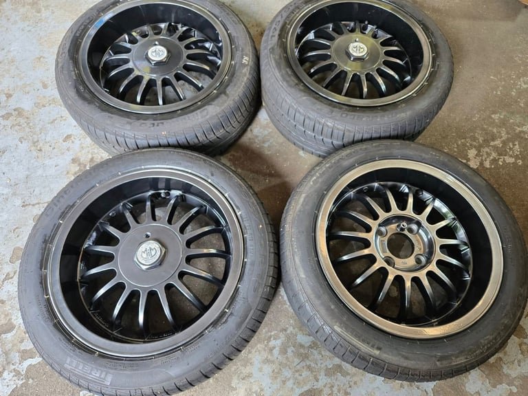 15" GENUINE MIM ALLOY WHEELS / TYRES - 4 X 108 - FORD FITMENT