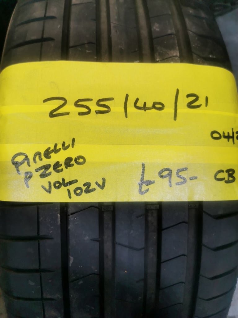 255 / 40 / 21 PIRELLI PZERO VOL TYRE - FITTING AVAILABLE