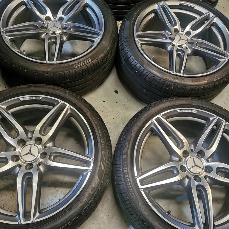 19" GENUINE AMG ALLOY WHEELS / TYRES
