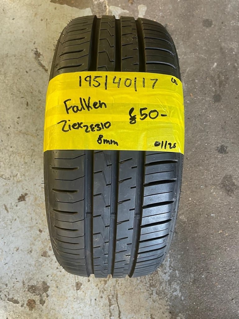 195 / 40 / 17 FALKEN ZIEX ZE 310 TYRE - FITTING AVAILABLE