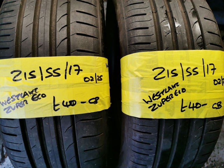 215 / 55 / 17 WESTLAKE ZUPER ECO TYRES - TWO AVAILABLE