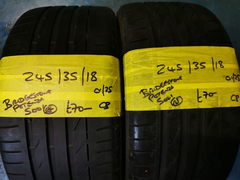 image-582.jpeg 245 / 35 / 18 BRIDGESTONE POTENZA S001 RUNFLAT TYRES - TWO AVAILABLE - Image 1